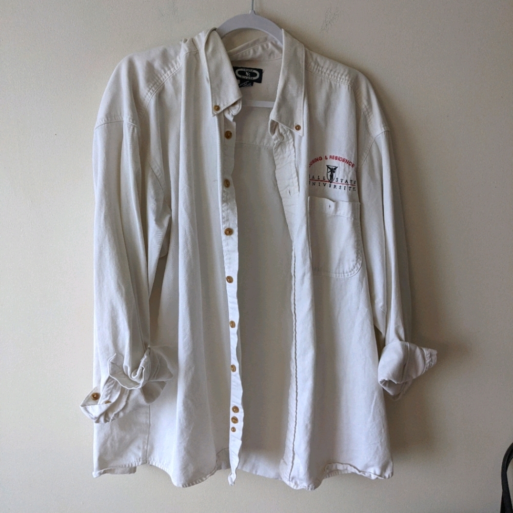 Oversized College Button-up